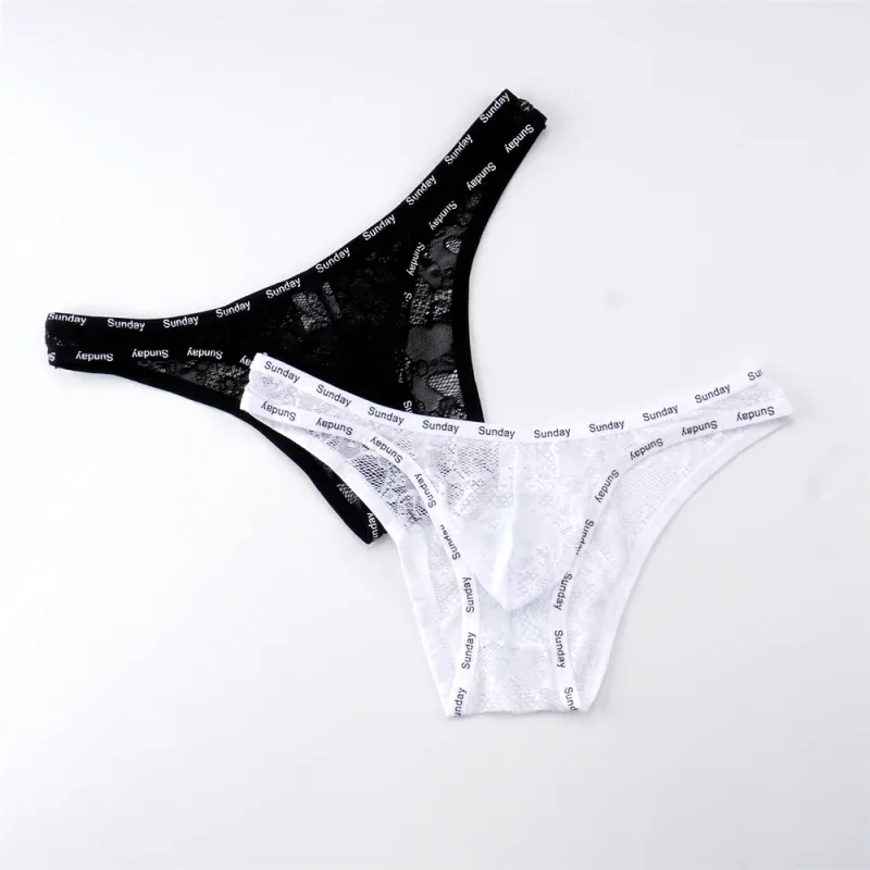 Sports Man New Low Waist Mesh Briefs Transparent Big Pouch High Quality Panties Male Lettwer Waistband Lingerie Breath Underwear — image 7