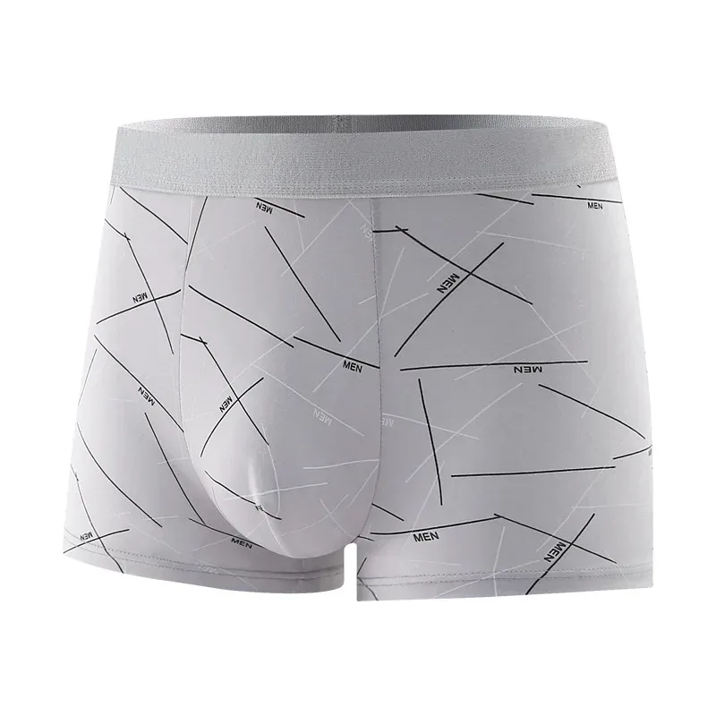 Ropa interior para hombre 2025, los más vendidos, calzoncillos juveniles con estampado de letras a media cintura, calzoncillos bóxer cómodos para hombre, ropa barata