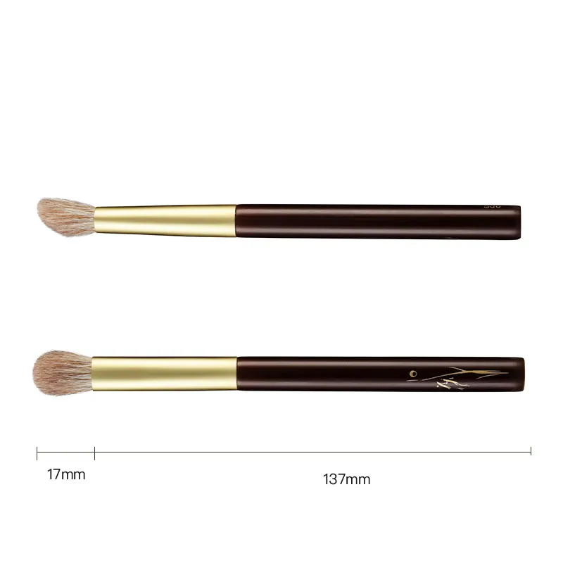 Macio saikoho cabra cabelo de raposa vermelha sd06 profissional mão trabalhada pincel de maquiagem inclinado sombra de olho escova ferramenta cosmética pincéis de maquiagem