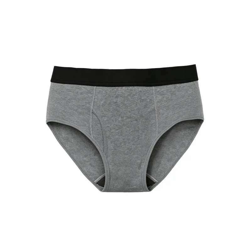 Leak-Proof Antibacterial Sanitary Cotton Men's Incontinence Briefs Absorbent Urinary Underwear Reusable Washable Berif — image 8