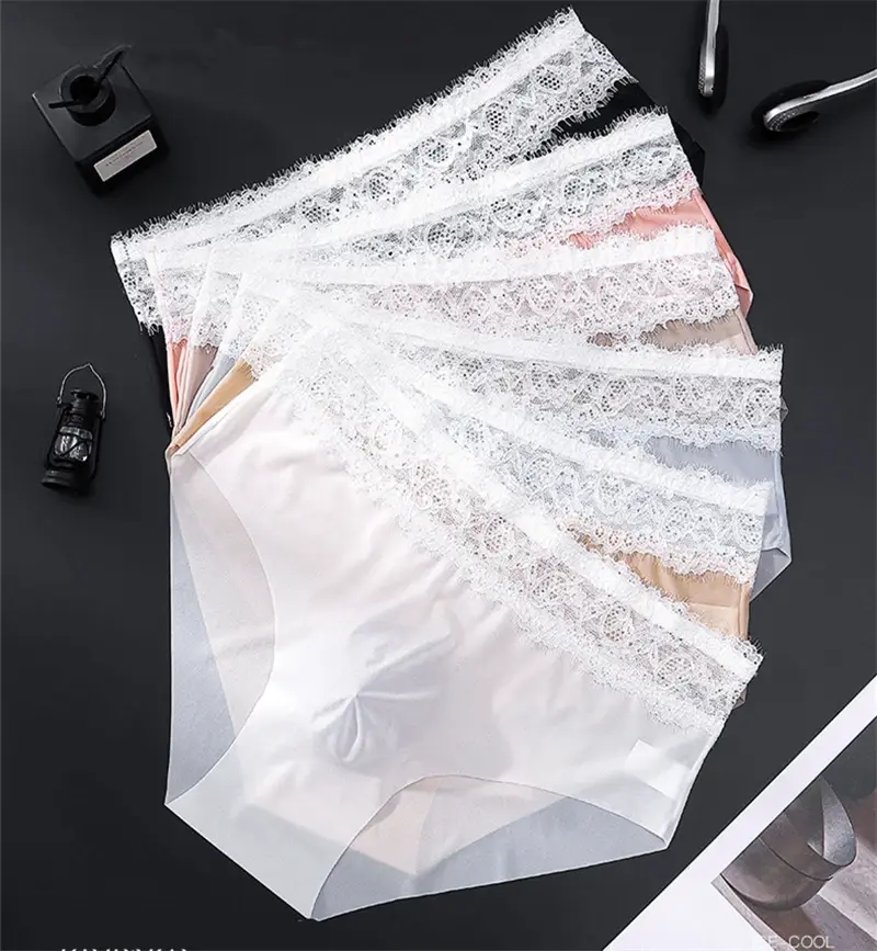Ice silk men's underwear seamless cueca lace Sexy lingerie thin convex bag calzoncillos hombre adults 18 plus tangas japonesa
