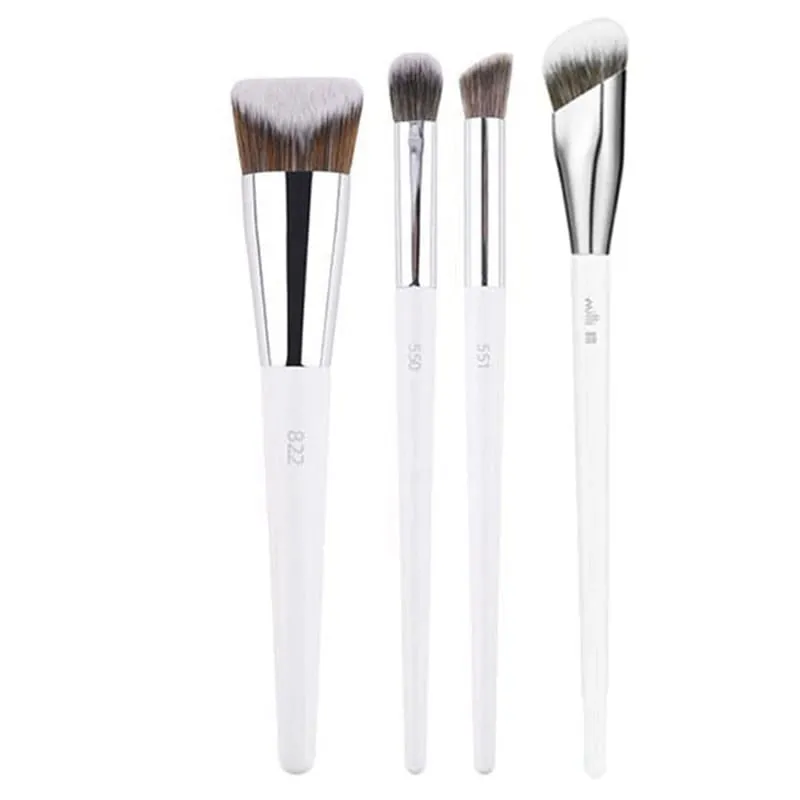 1pc White Powder Makeup Brushes 3D Liquid Foundation Base Make up Brush Eyeshadow blending Detail Face Eye Concealer Beauty tool — image 12