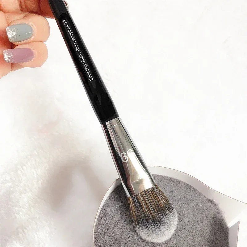 99# Πινέλο Sculpting Professional Blush Cream Powder Makeup Brushes Soft Face Cheek Blush Bronzer Highlight Cosmetic Beauty Tool — image 5