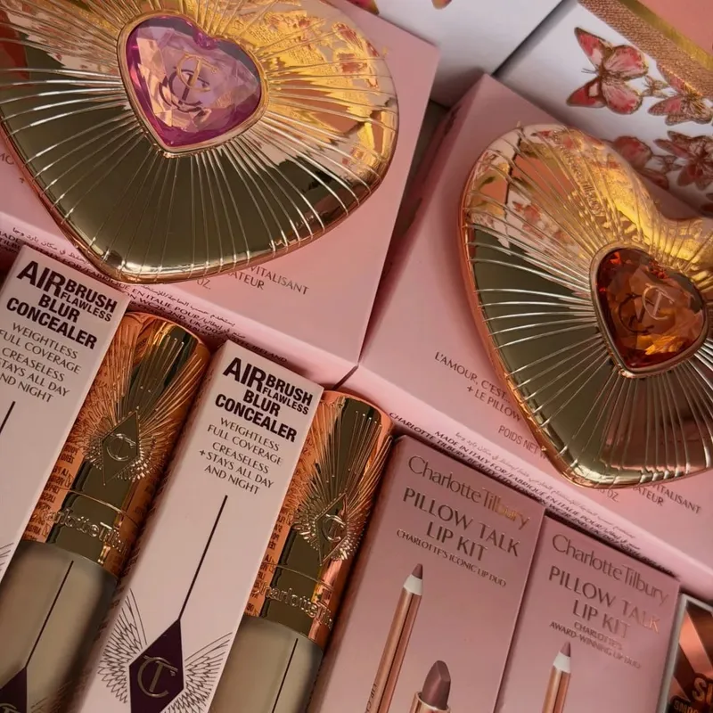 Charlotte Tilbury Bronze Contour Wand Matte Blendable & Blush Stick Radiant Buildable Natural Glow Δώρο μακιγιάζ προσώπου που διαρκεί
