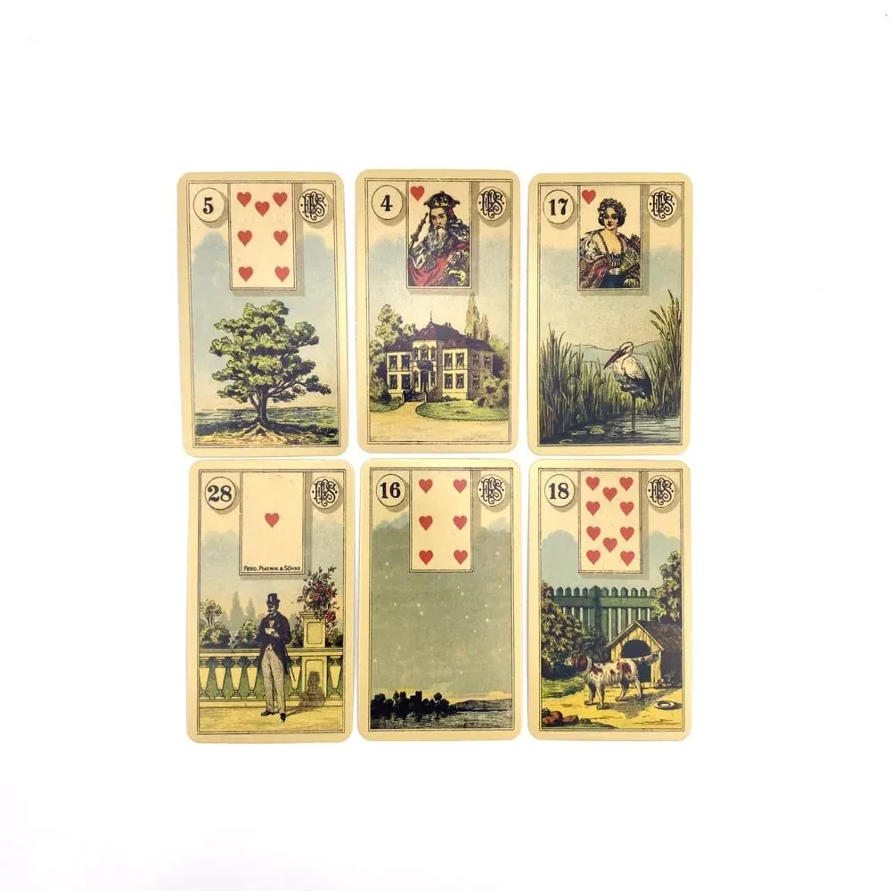 Εγχειρίδιο Grand Tableau Lenormand Oracle Decks A 36 English Divination Edition Deck Borad Games with Paper — image 4