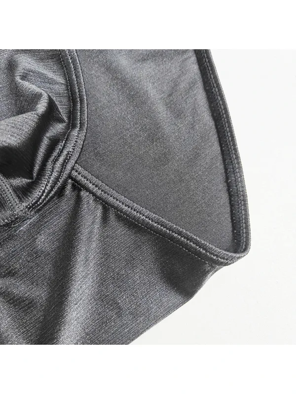 Men's Solid-Color Low-Waist Triangle Underwear Breathable Sexy Bottom Pants Trendy 1-Piece Set Mature Style Promotional Price — image 12