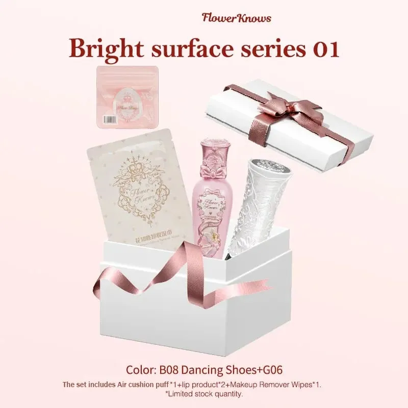 Flower Knows Makeup Kit Lipstick Set Make Up Blush Vitamin Lipgloss Remover Wipes Lip Gloss Χονδρική Maquillaje Profesional — image 6