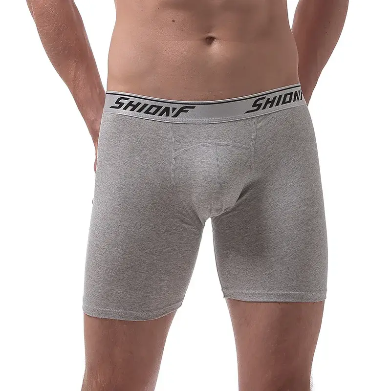 150 KG 9XL surdimensionné hommes sport culottes mâle coton longue jambe Boxer séchage rapide Jogging Fitness Shorts hommes serré course court — image 6