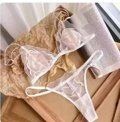 Nyári francia elülső gombos bralette strandruha ultravékony, légáteresztő érzéki vezeték nélküli fénytámogató szépség szépség hátul, puha szett MOYISU — image 9