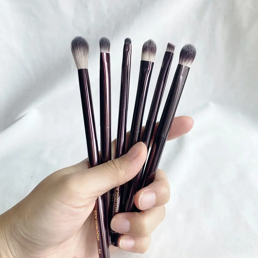 κλεψύδρα Σετ βουρτσών μακιγιάζ ματιών Luxury Shadow Cosmetic Brush Kit Blending Shaping Shaping Contouring Highlighting Brow Concealer Liner — image 6