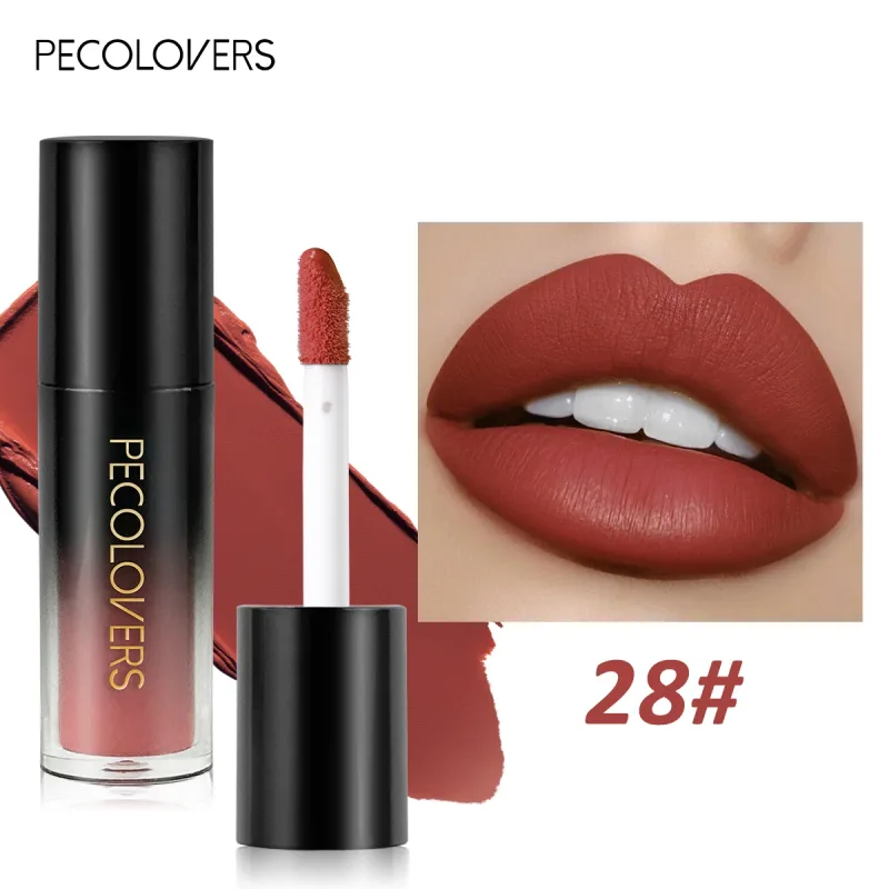 Πολλαπλών χρωμάτων Matte Velvet Lip Gloss Αδιάβροχο Αντικολλητικό Κύπελλο λείο κραγιόν για εφαρμογή υψηλής απόδοσης χρωμάτων — image 29