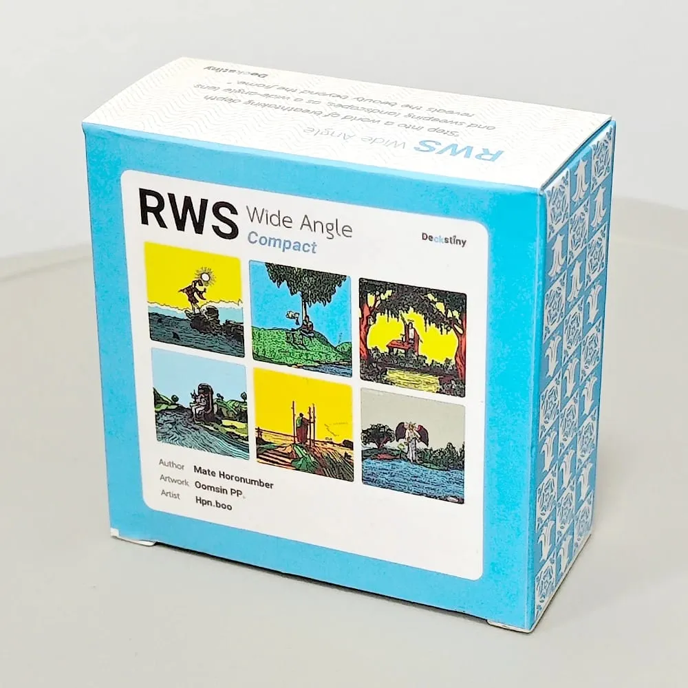 Κάρτες Ταρώ ευρείας γωνίας RWS 78 τμχ + 2 κάρτες ειδικών πλαισίων τυπωμένες σε χαρτόνι διπλής ανάγλυφης εκτύπωσης 350GSM 7*7cm