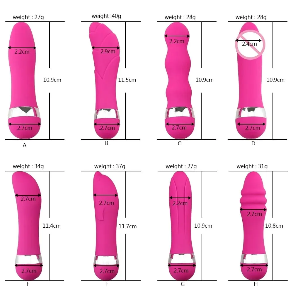 Realistic Dildo Mini Vibrator Magic Massager Wand Vaginal Clitoris Stimulator G Spot Silicone Adult Sex Toys for Woman Couples — image 4