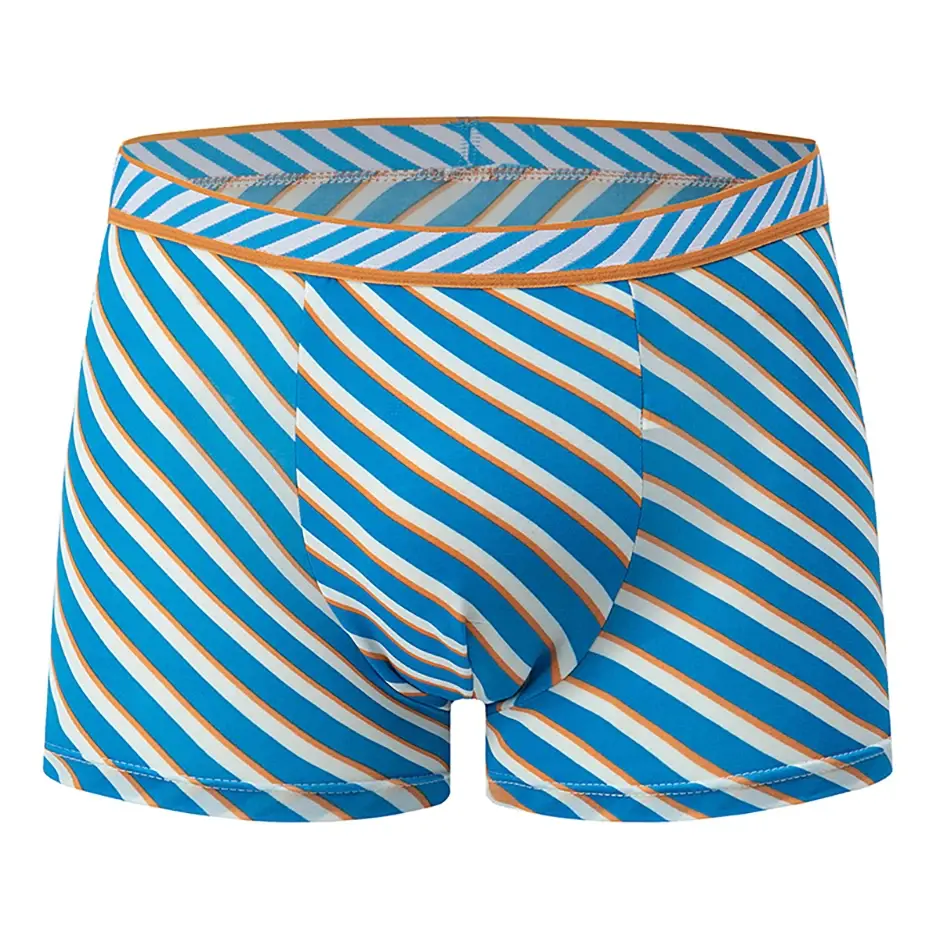 Boxer décontracté à motifs colorés pour hommes, sous-vêtements amples et confortables, surdimensionnés, taille élastique, 4/5 pièces — image 20
