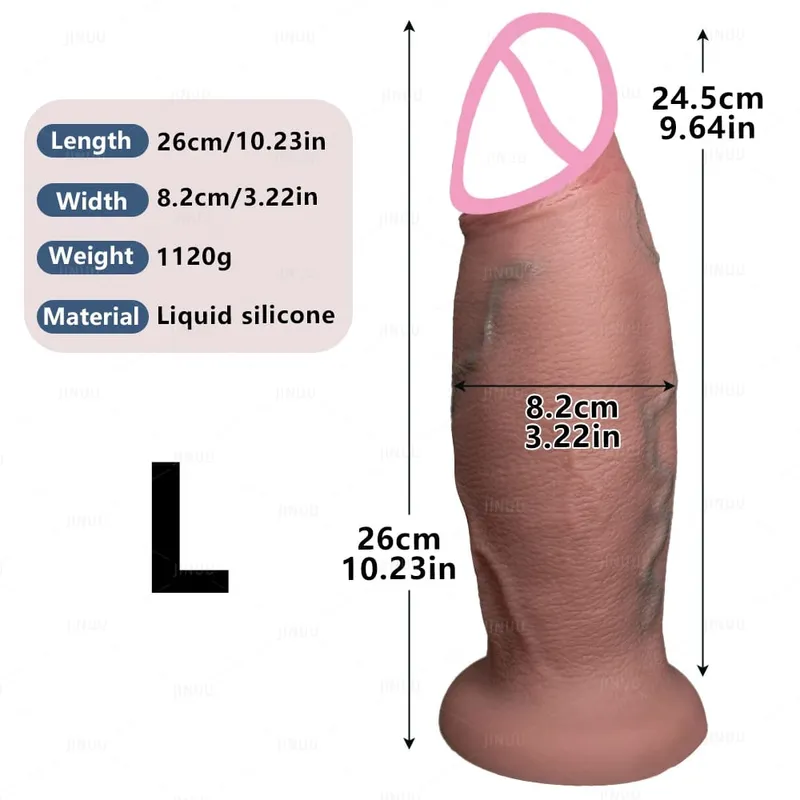 Enorme consolador realista fantasía pene largo Miembro grande ventosa consoladores para mujeres consolador Anal gigante juguetes sexuales para Mujeres Hombres Gay