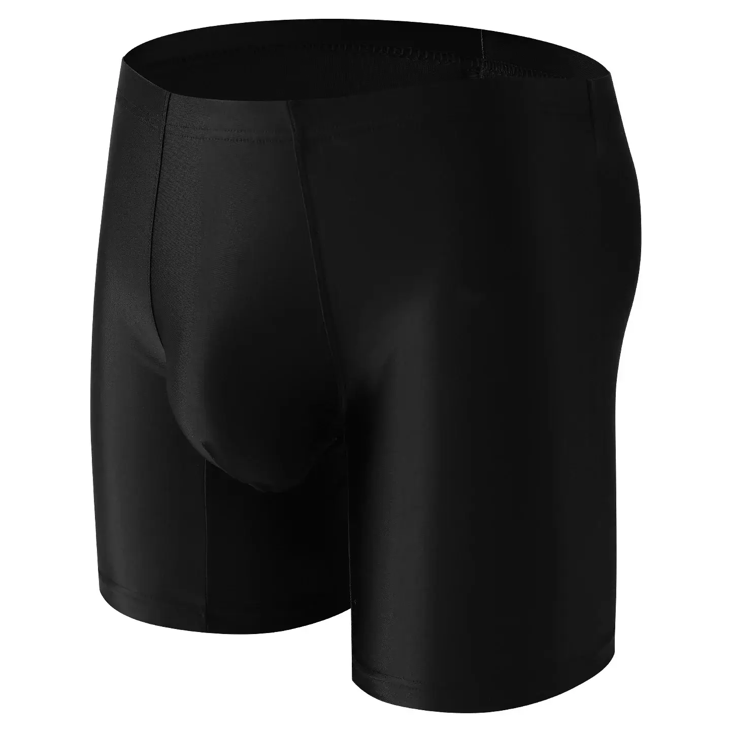 Mens Underwear Boxers Man Solid Slim Ice Silk Extended Leg Boxer Shorts Ropa Middle Waist Sports Panties Male Underpants M-XXL — image 11