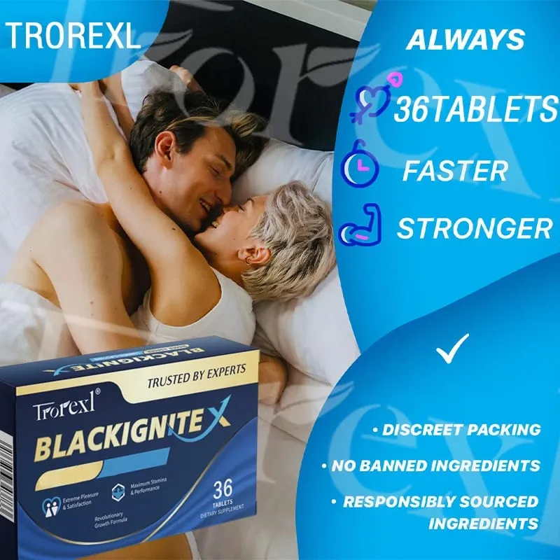 BlackIgnite X Tablets Oyster & Ginseng Supplement Enhancer Strength Extended Activity for Confident Performance — image 2