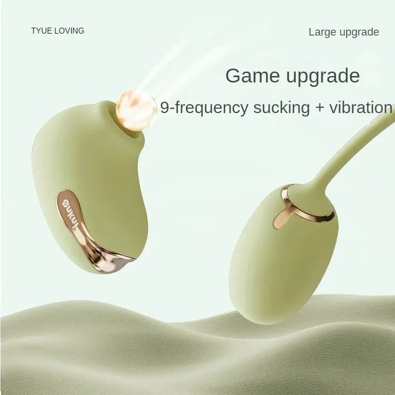Magic Box Clitoral Sucking Vibrator with Vibrating Egg G Spot Nipple Sucker Stimulator 18 Speeds Vagina Ball Sex Toys for Woman