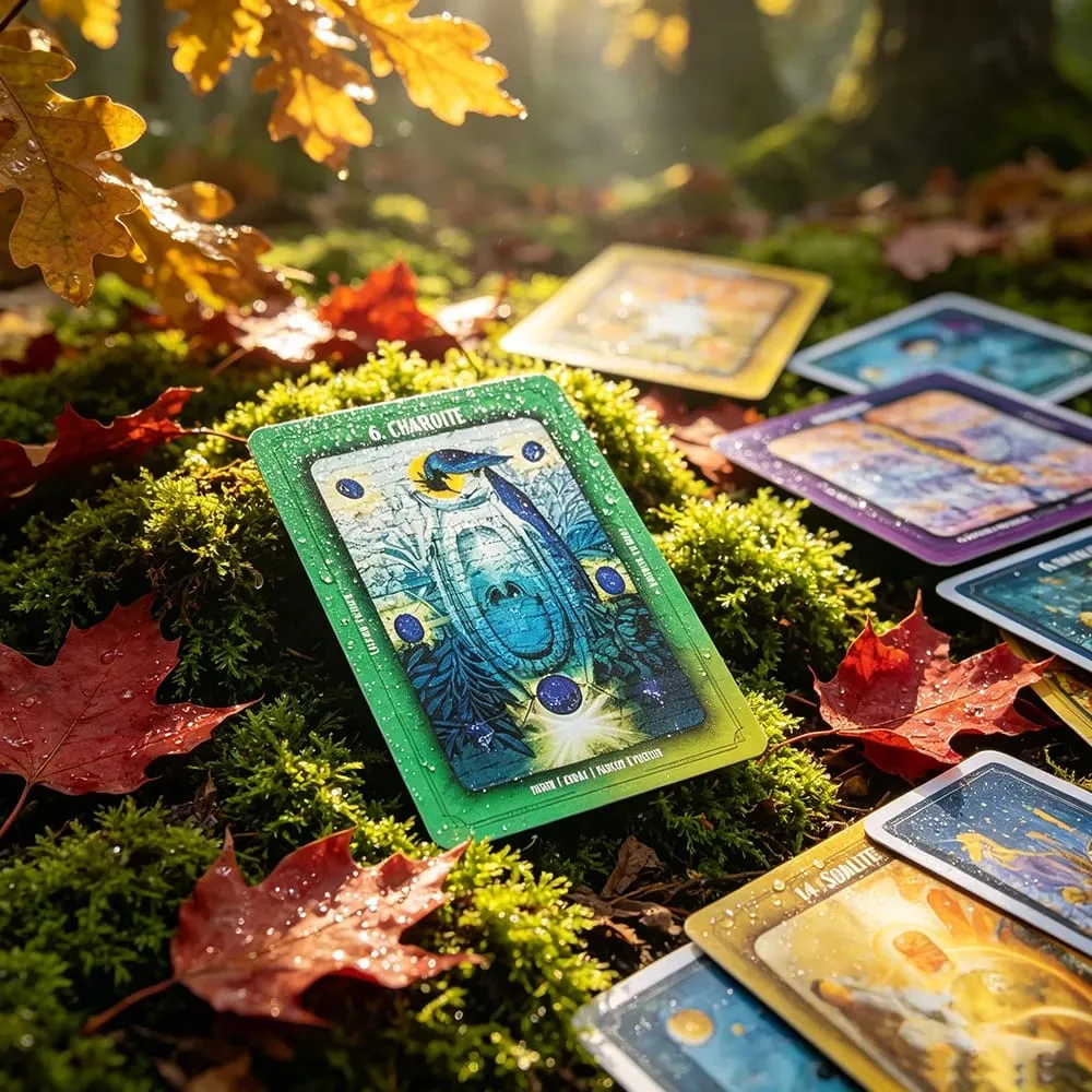 Crystal Alchemy Oracle Cards Divination Deck Crystal Healing Spiritual Guidance Tarot Επιτραπέζιο παιχνίδι For Fate Reading Witchcraft — image 5