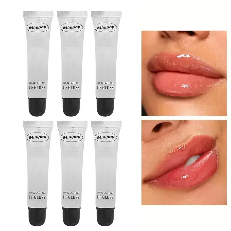 2/3/6 τμχ Ενυδατικό Clear Lip Gloss μεγάλης διάρκειας | Μη κολλώδες λάδι βάσης για τα χείλη Καλλυντικά για φινίρισμα υψηλής λάμψης 18ml — image 4