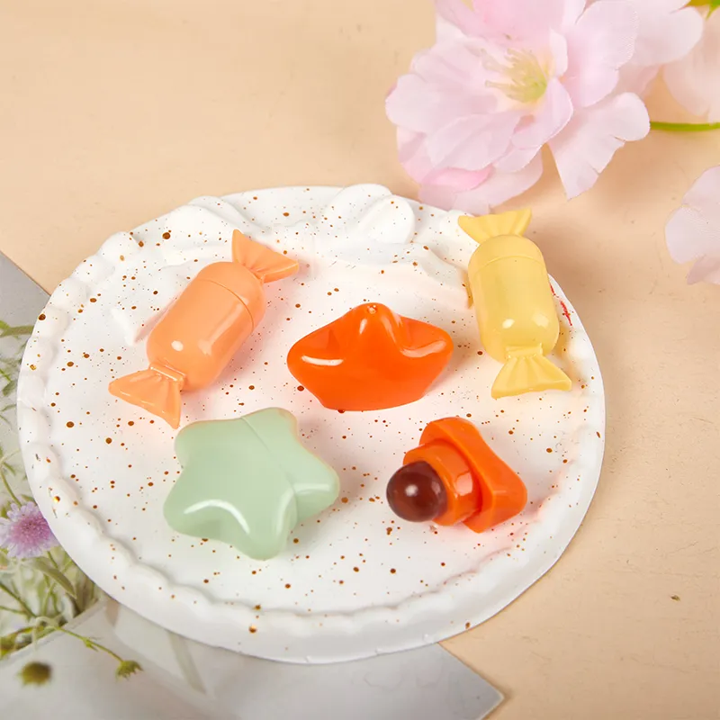 Mini Silicone Lip Brush Cartoon Angled Concealer Brushes Lip Balm Lip Gloss Concealer Πινέλα Μακιγιάζ — image 3
