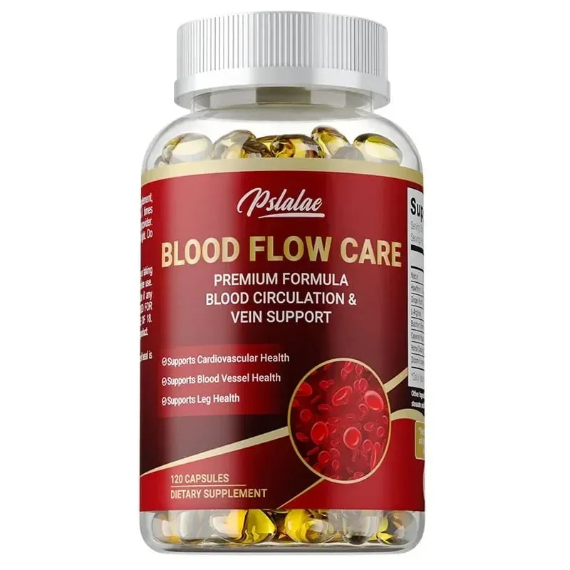 Blood Flow Care Supplement - Supporting Blood Circulation Promotes Leg Vein Heart Blood Vessel and Cardiovascular HealthSuppl