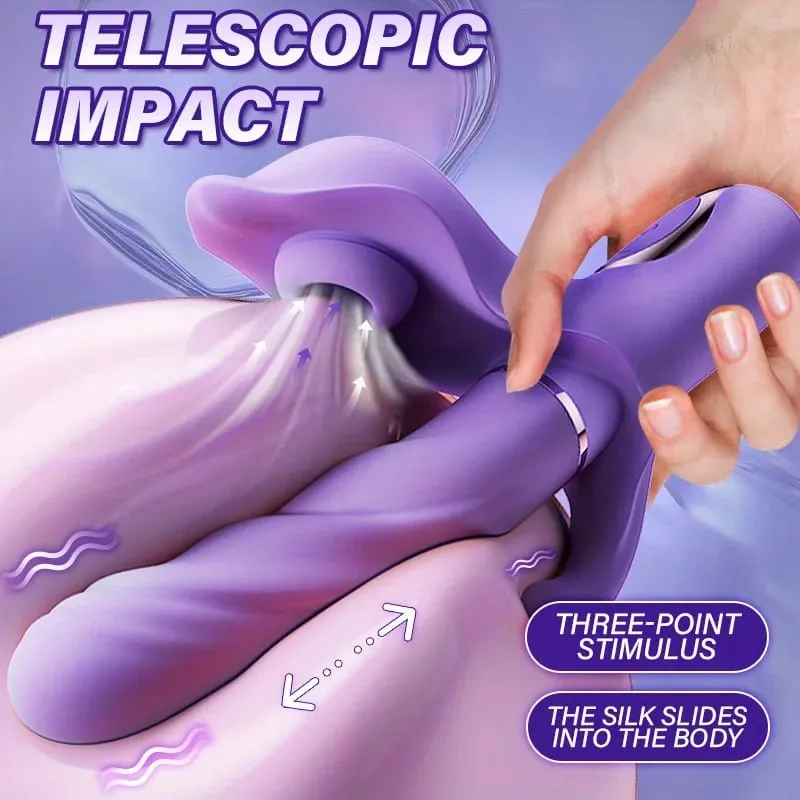 3 in 1 Thrusting Dildo Vibrator G-Spot Rabbit Vibrator for Women Vagina Clitoris Stimulator Sex Toys Adults Products For Women — image 8