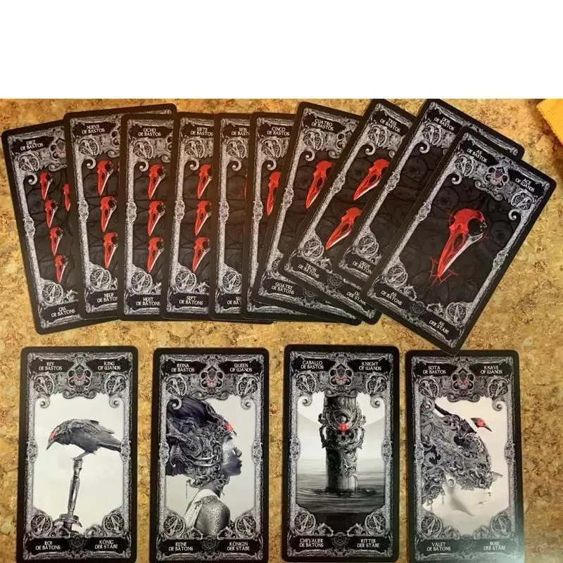 10.3*6cm XIII Dark Tarot Cards Deck Board Game English Mysterious Divination Fate — image 5