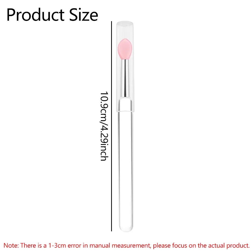 3/15 PCS Silicone Lip Mask Applicator Reusable Lip Brush Transparent Lipstick Tool For Lip Gloss Eyeshadow Brushes Εργαλεία μακιγιάζ