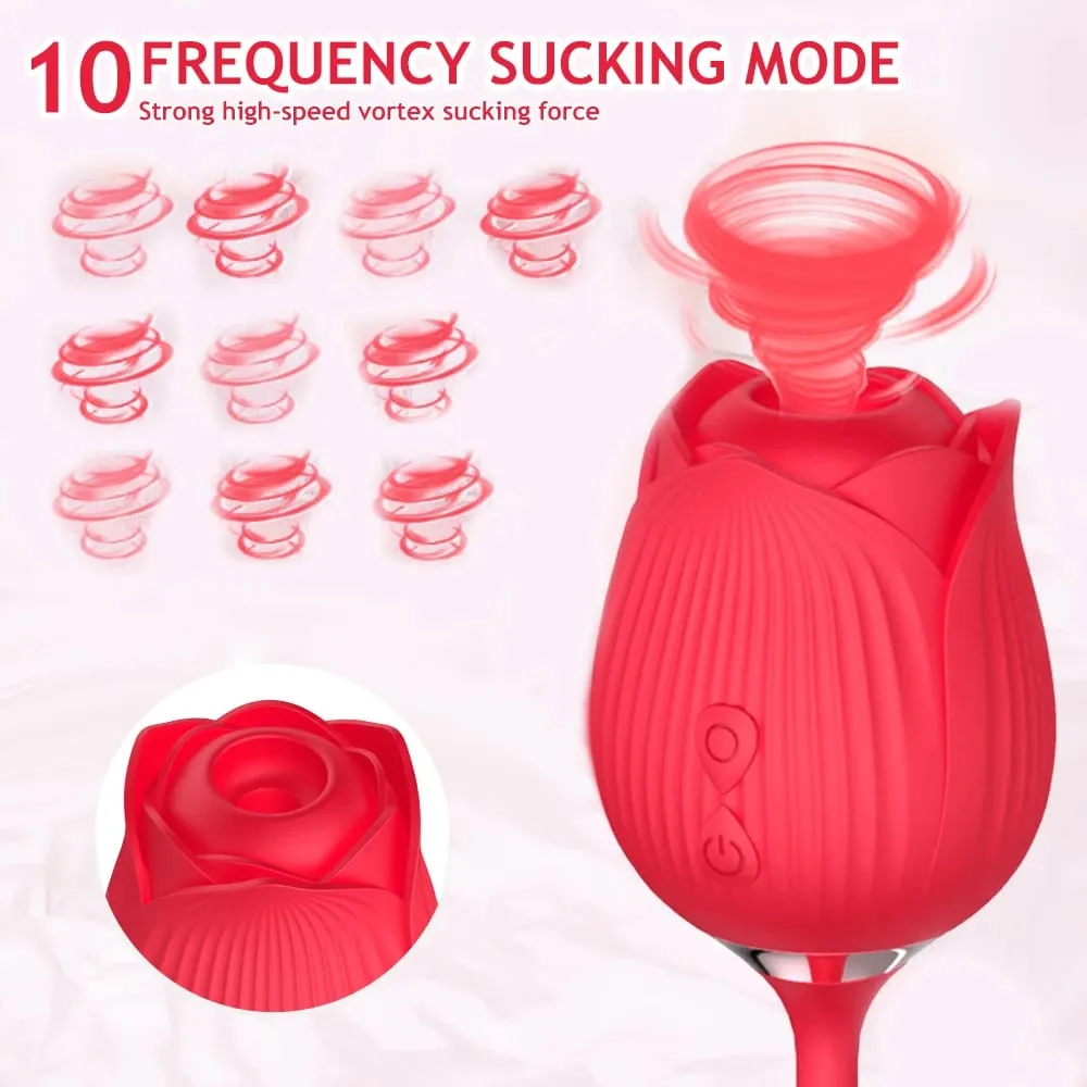 G-Spot Vibrator Clitoral Nipple Sucking Stimulator 10 Modes Δονούμενο παιχνίδι σεξ αυγών για γυναίκες ζευγάρια — image 2