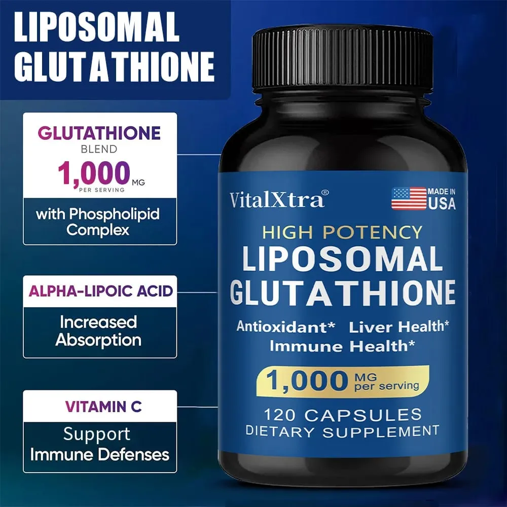 A glutationa lipossômica apoia o sistema imunológico e a saúde cardiovascular promove a saúde do cérebro e do fígado — image 4