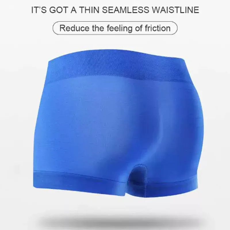 5Pcs Men's Plain Color Boxer Briefs Breathable High Elastic Cotton Underwear Soft Comfortable Underpants for Daily Gym Sports — image 3