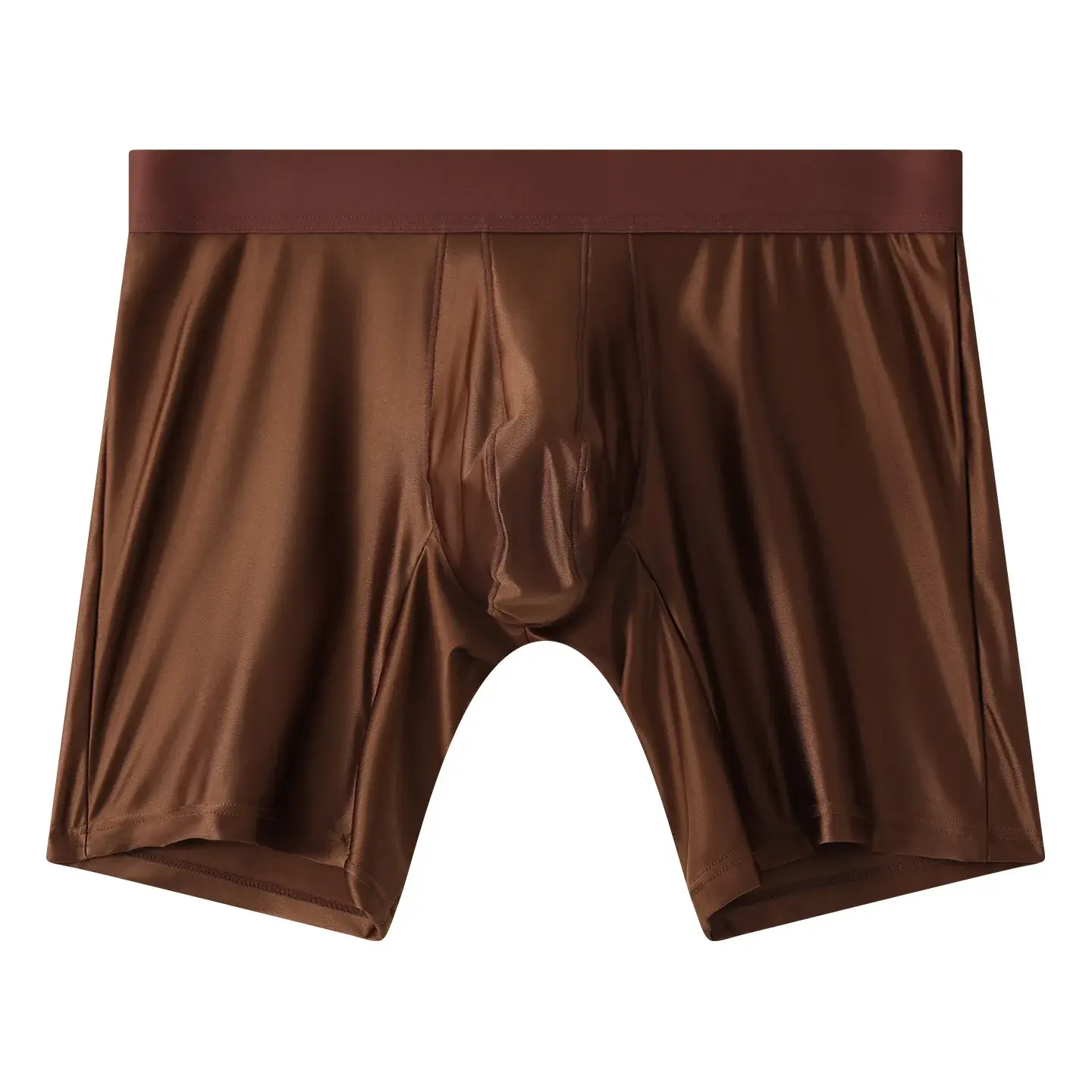 Mens Underwear Boxers Solid U Convex Pouch Panties Man Extended Leg Boxer Shorts Homme Middle Waist Sports Underpants Male M-XXL — image 6