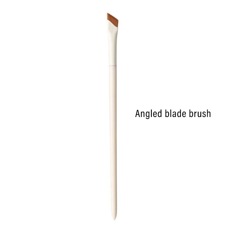 1/3/7/9 τεμ. White Upgrade Blade Eyeliner Brush Πινέλα μακιγιάζ ματιών Σετ εξαιρετικά λεπτή λεπτή γωνία επίπεδη βούρτσα φρυδιών ακριβής λεπτομέρεια — image 13