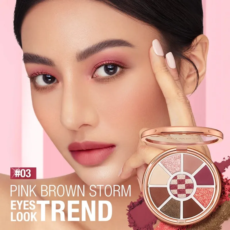 O.TWO.O Ολόκληρο Σετ Μακιγιάζ 10 τμχ Cosmetics Kit Mascara Eyeliner Foundation BB Cream Air Cushion Concealer Κραγιόν Μακιγιάζ για γυναίκες