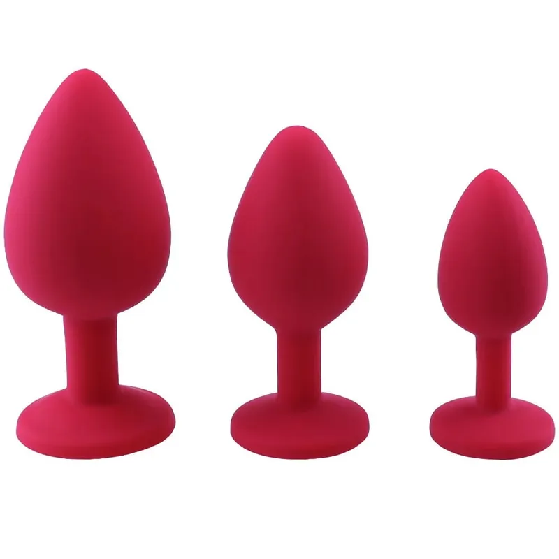 S/M/L Soft Silicone Anal Plug Mini Eroti