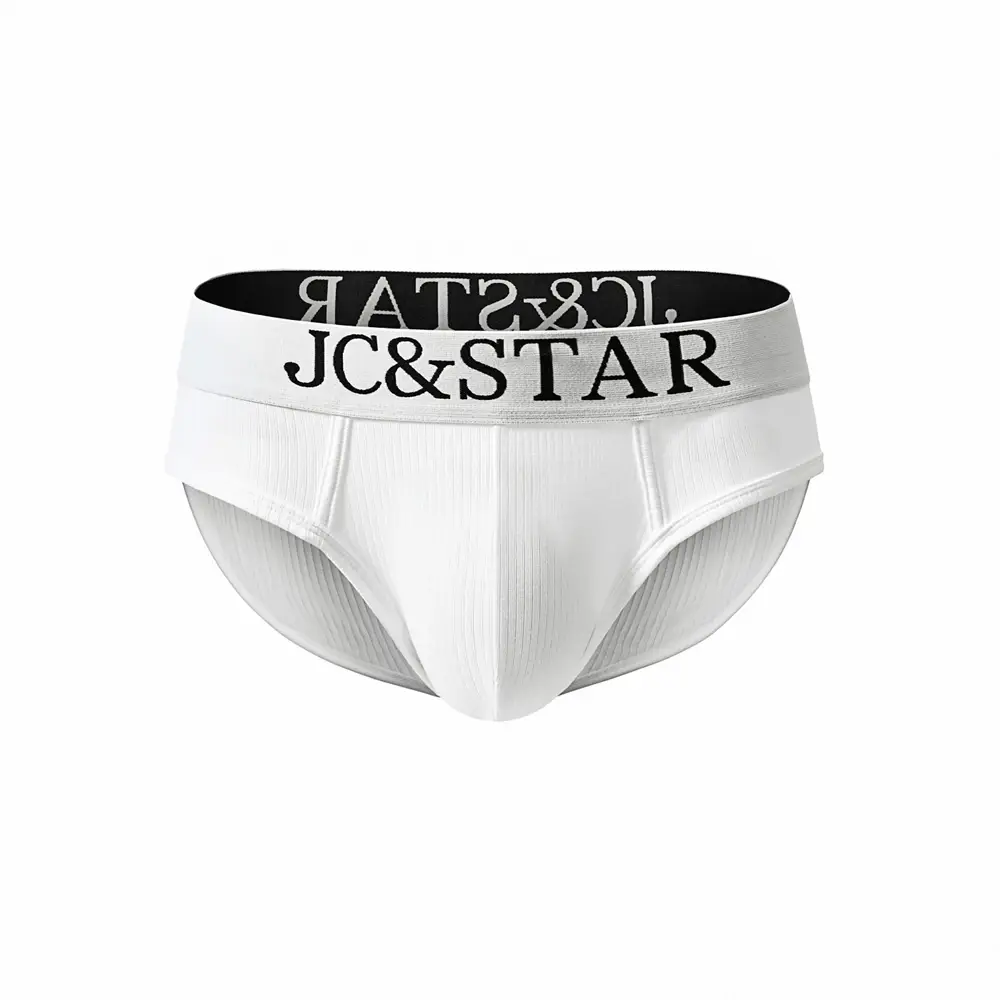 Athletic High Cut Design Sexy Man's Underwear Briefs Underpants Ribbed Cotton Sports Comfort Men Bikini Slip Men's Tanga Briefs — image 9