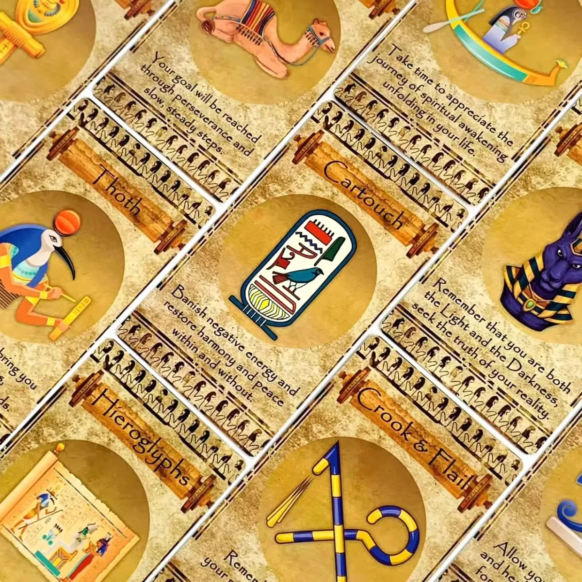 New Egyptian Oracle A 20 Cards Deck Classic Design για αρχάριους και επαγγελματίες Ιδανικό για μαντικό διαλογισμό και δώρα