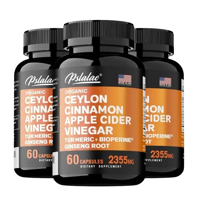 Organic Ceylon Cinnamon Capsules with Apple Cider Vinegar Turmeric Bioperine Supports Joint Brain Digestive & Heart Health — image 10
