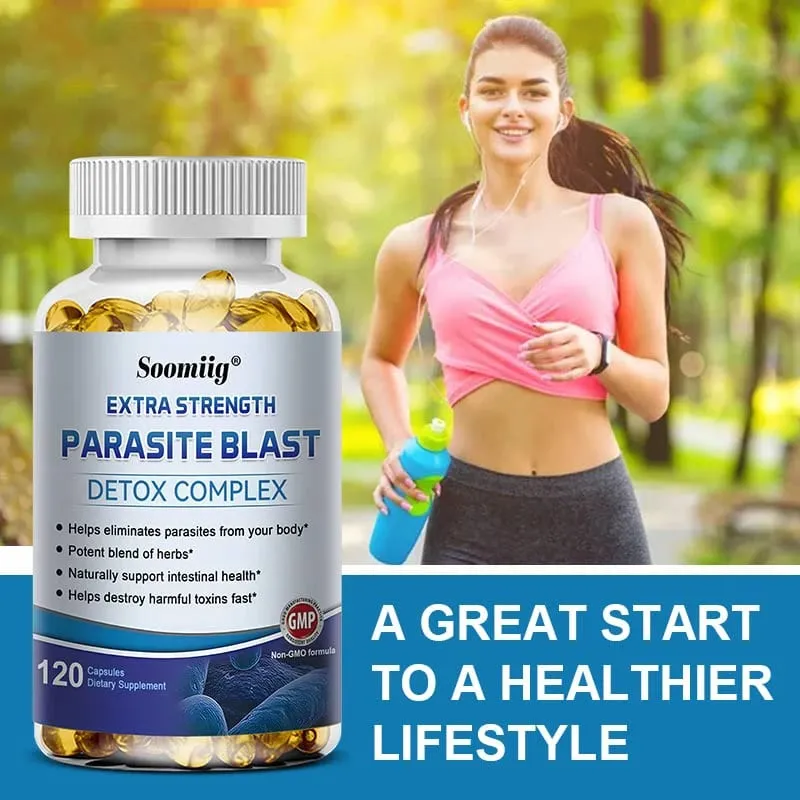 Parasite Blast - Συμπλήρωμα καθαρισμού εντέρων Digestive Health Immune Health Αφαίρεση παρασίτων και βελτίωση της πέψης