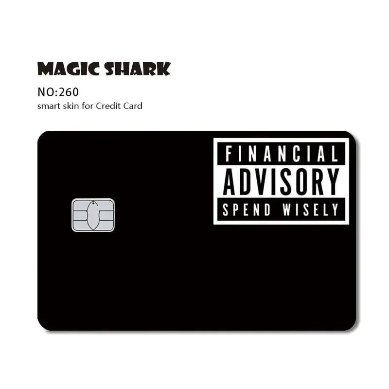 Magic Shark Dog Meme Hunter Snake Stonks 3M ματ μπροστινό αυτοκόλλητο PVC Κάλυμμα μεμβράνης για τραπεζική χρεωστική πιστωτική κάρτα — image 26