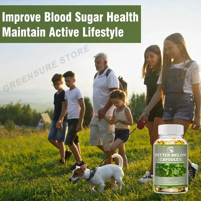 Bitter Melon Extract Capsule - Reduce Blood Sugar - Immune System Health - Cardiovascular & Gastrointestinal Support