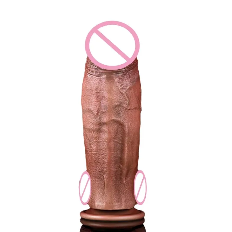 Ρεαλιστικό Dildo Lifelike Skin Texture Σχεδίαση σταθερού πυρήνα Απόλυτη ικανοποίηση Παιχνίδι για ενήλικες