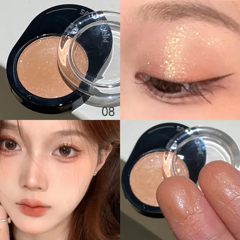 Καλλυντικά 12 χρωμάτων Diamond Shining Eyeshadow Cosmetics Μεγάλης διάρκειας Μεταξένια Εύκολη Χρωματισμός Παλέτα μακιγιάζ με σκιές ματιών φωτεινή μαργαριτάρι — image 14