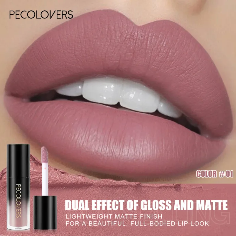 Πολλαπλών χρωμάτων Matte Velvet Lip Gloss Αδιάβροχο Αντικολλητικό Κύπελλο λείο κραγιόν για εφαρμογή υψηλής απόδοσης χρωμάτων — image 2