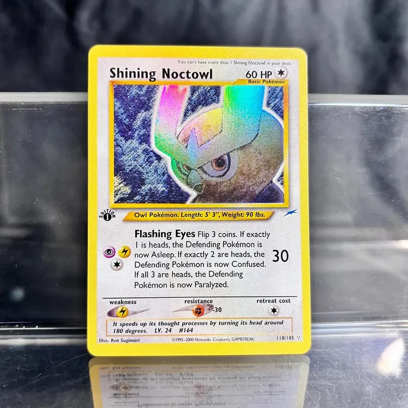אוסף משחקי מסחר הולוגרפי PTCG כרטיסי פרוקסי Charizard Pikachu Mew EX Singl PKM Foil Cards Gengar VMAX Skyridge (SK) — image 22