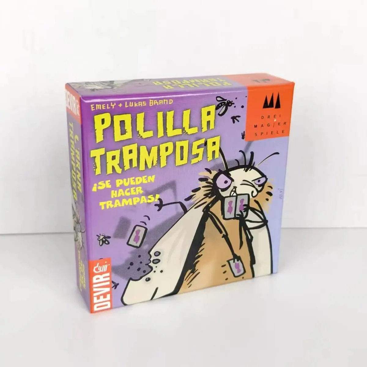 Mogel Motte Polilla Tramposa παιχνίδι καρτών Devir-Game Cheating Moth /Royal Xiaoqiang Cheating Moth& Ενδιαφέρον παιχνίδι με ιούς
