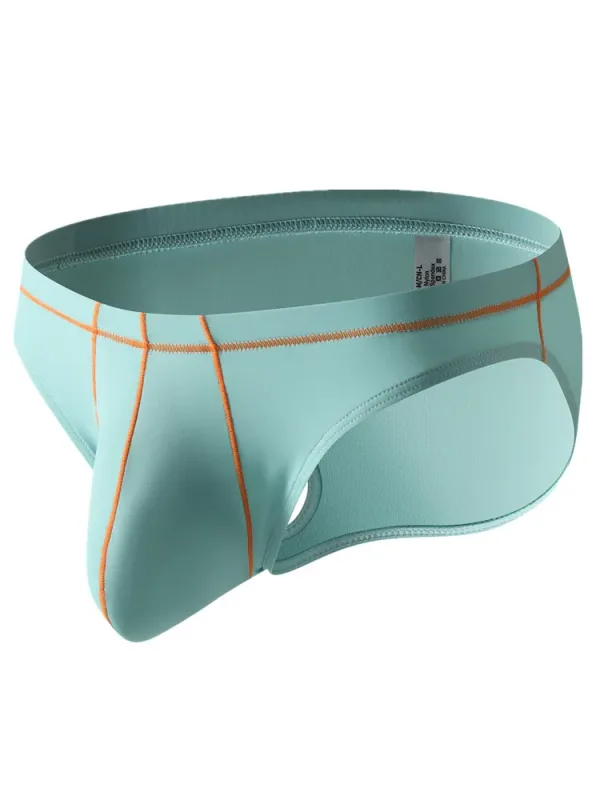 Mens Underwear Briefs SoftNylon Panties For Man Brief Shorts Homme Ropa Patchwork Low Waist Underpants Cueca Plus Size M-XXL — image 12