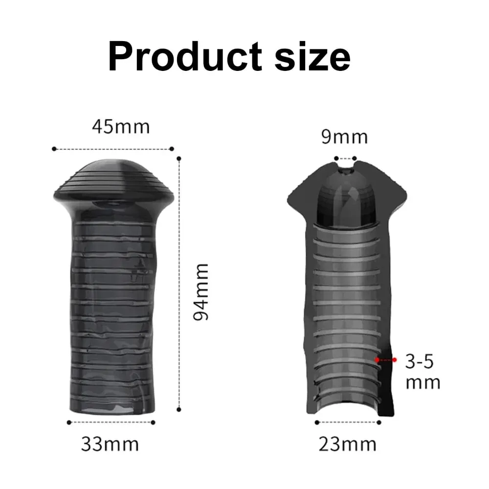 חַם! שרוול הפין לשימוש חוזר Glans מגדיל הפין Extender עיכוב שפיכה אנאלי באט פלאג צעצועי מין למבוגרים לגברים זוגות Sexshop