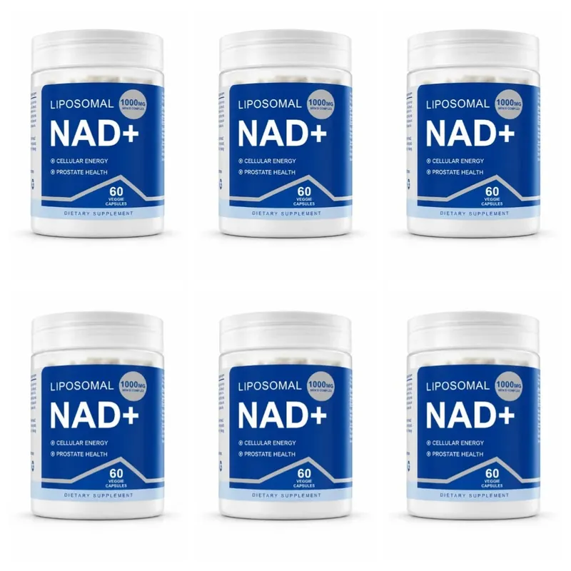NAD+ Férfi Komplex Kapszula Cellular Energy Support Resveratrol Maca Prosztata egészségének és vizeletürítési kényelmének támogatása 60 kapszula — image 12